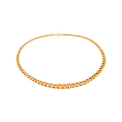 Collier maille Gourmette Or rose