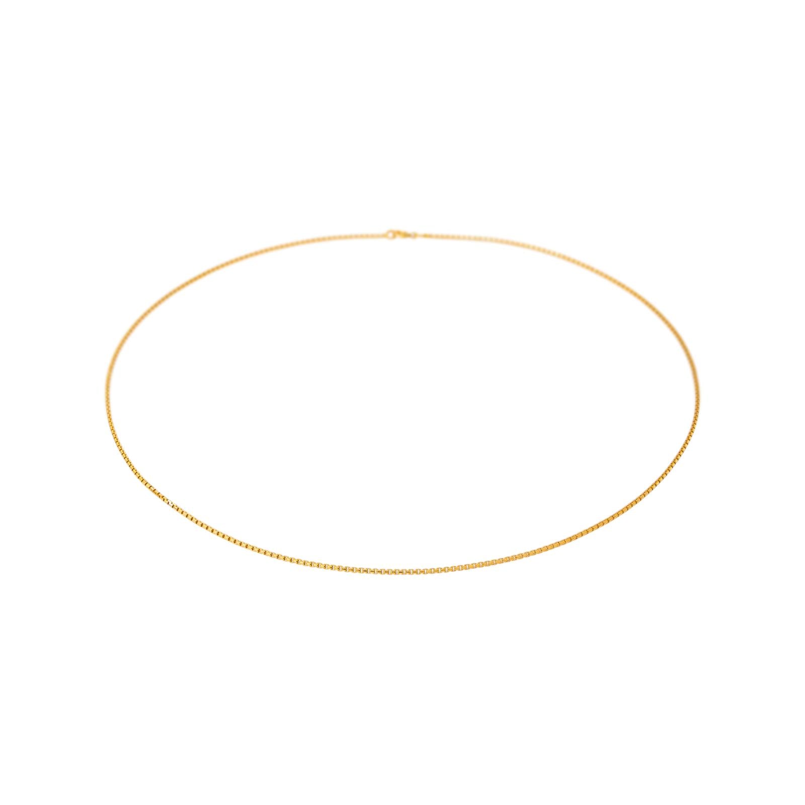 Collier Maille forçat Or jaune