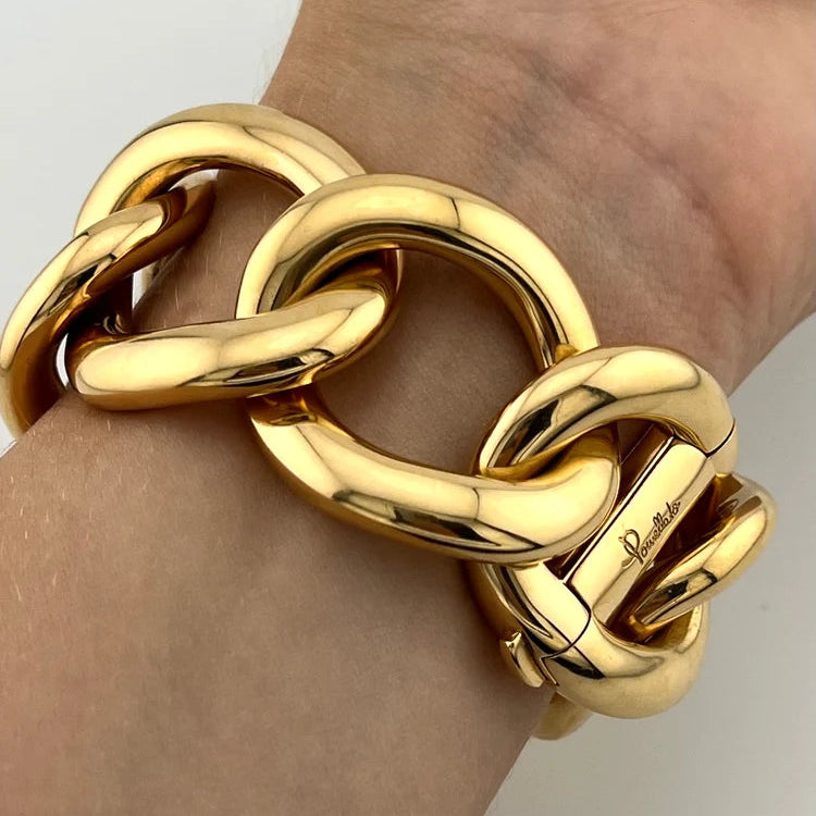 Bracelet POMELLATO "Tango" en or jaune et diamants