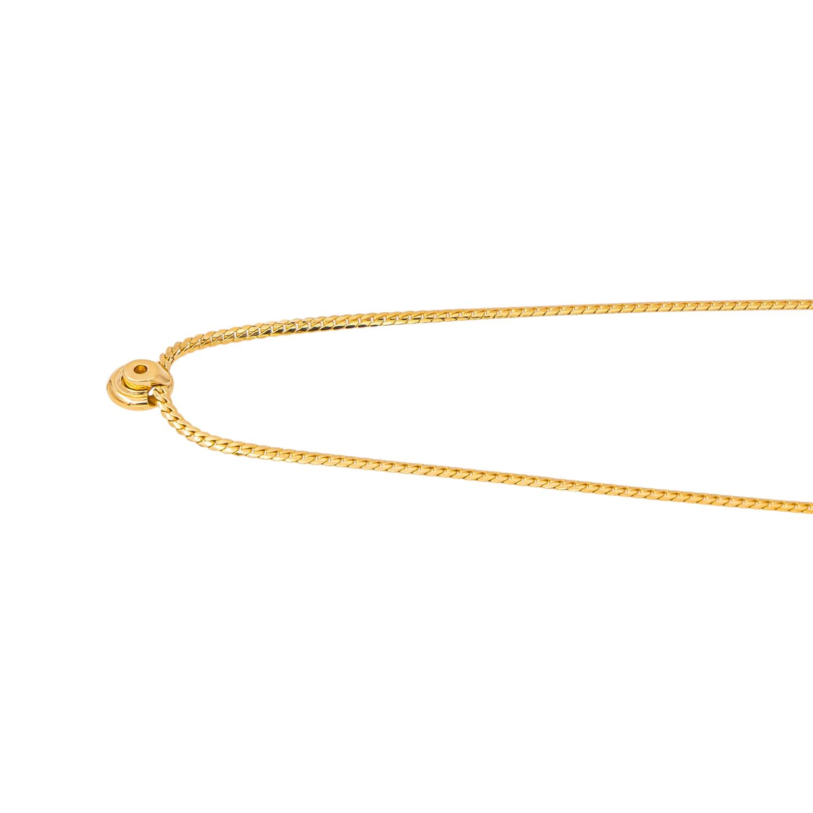 Collier Solitaire Or jaune Diamant
