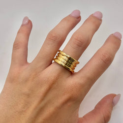 Bague Bandeau BULGARI B.Zéro1 en or jaune