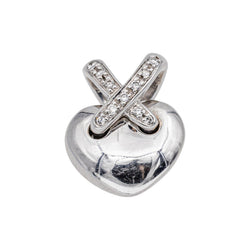 Chaumet Collier Pendentif Liens Or blanc Diamant