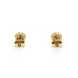 Boucles d'oreilles en or jaune & diamants