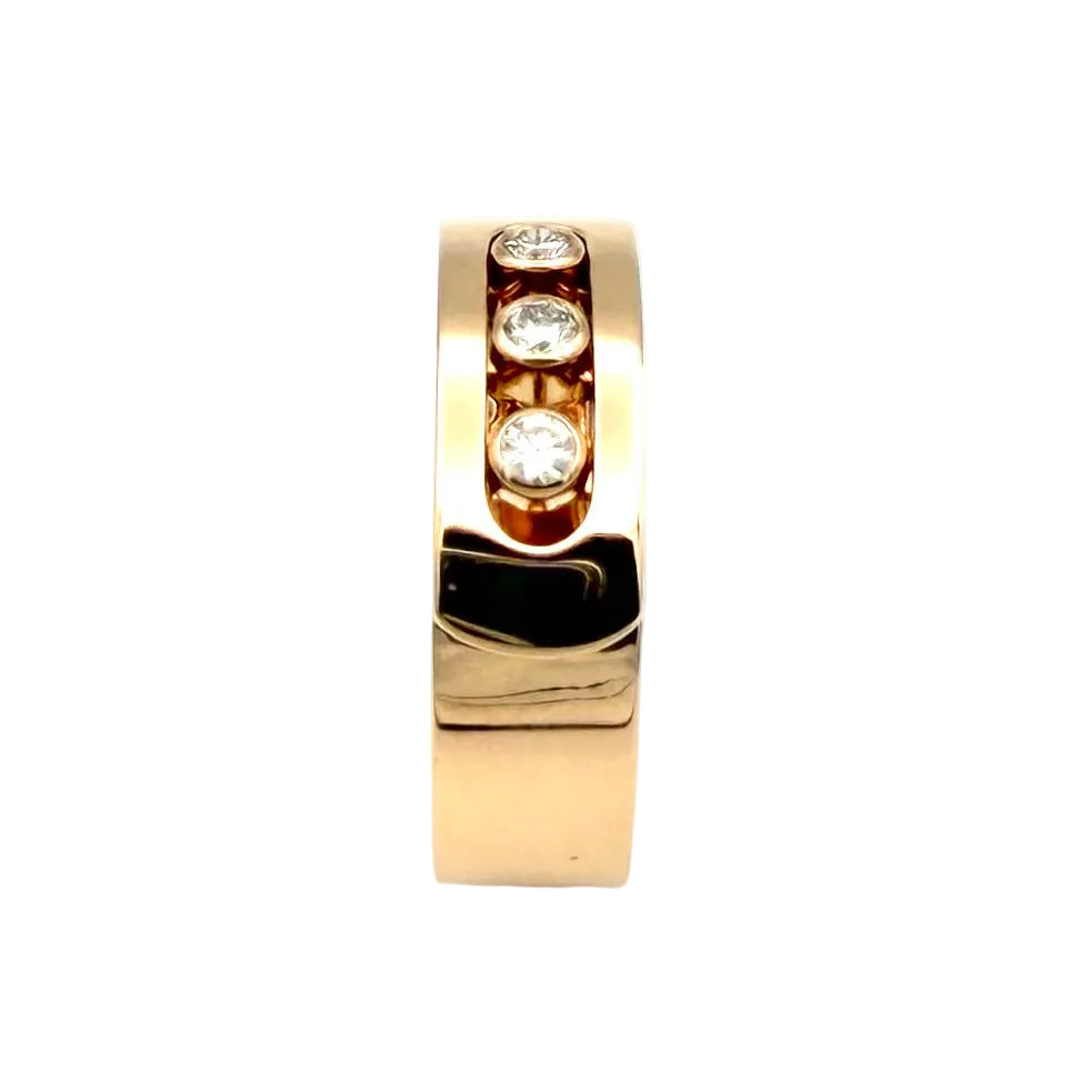 Bague Bandeau MESSIKA "Move Noa" PM en or rose et diamants