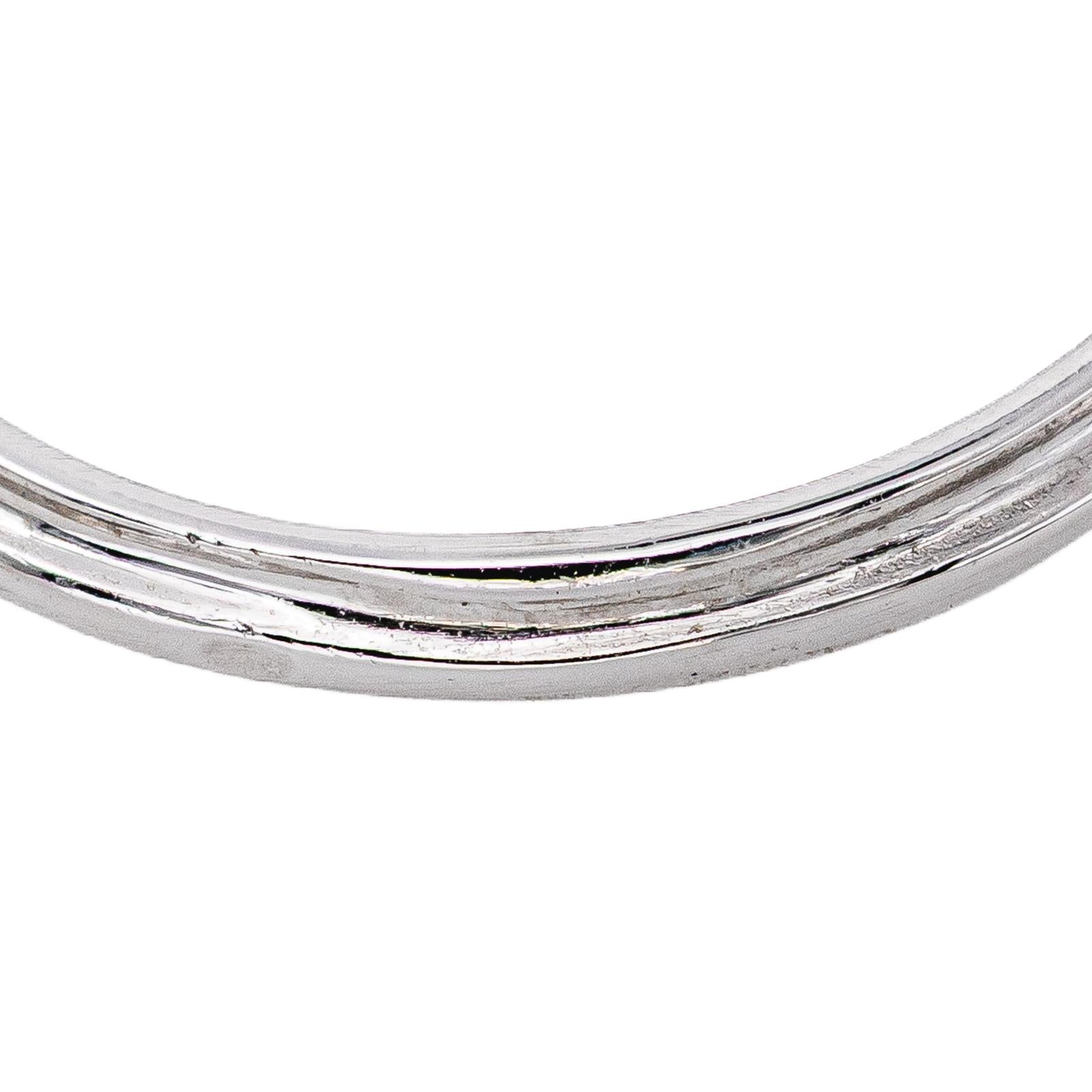 Bague Marquise Or blanc Rubis