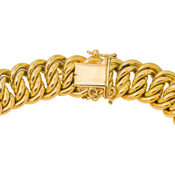 Bracelet Maille Américaine Or jaune