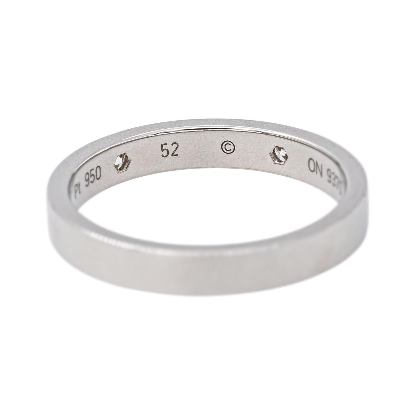 Cartier Bague Alliance C de Cartier Platine Diamant