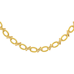 Collier Maille ovale Or jaune