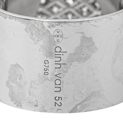 Dinh Van Bague Anthéa Or blanc Diamant