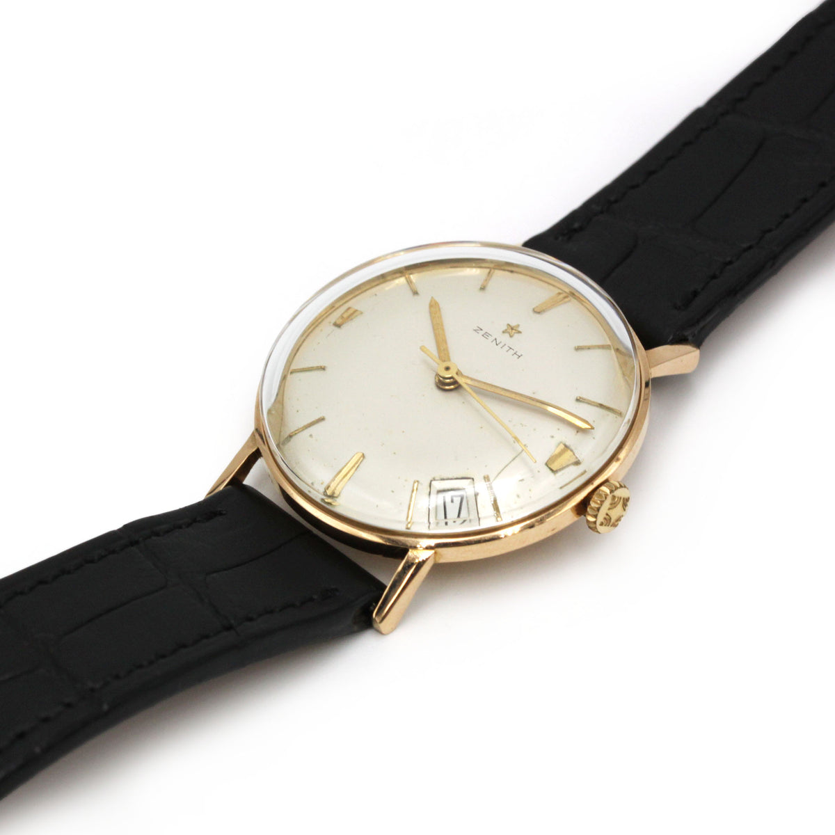 Montre ZÉNITH Stellina en or rose et cuir