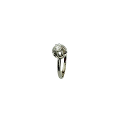Bague Solitaire en or blanc et diamant