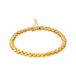 Bracelet Maille palmier Or jaune
