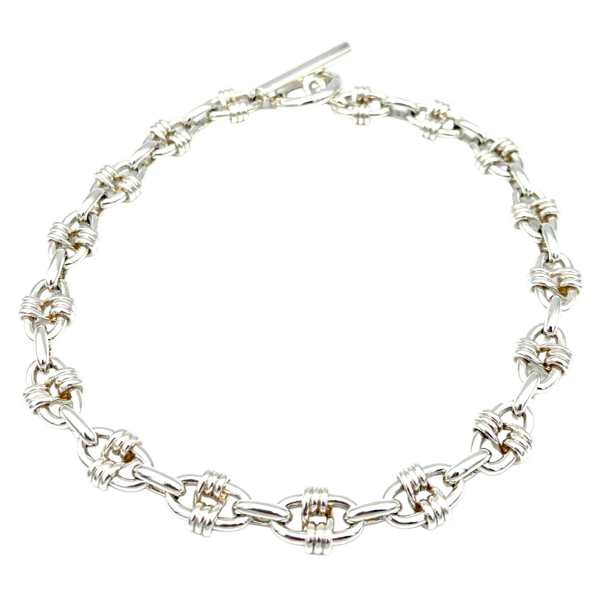 Collier Maille HERMÈS "Cybelle" en argent