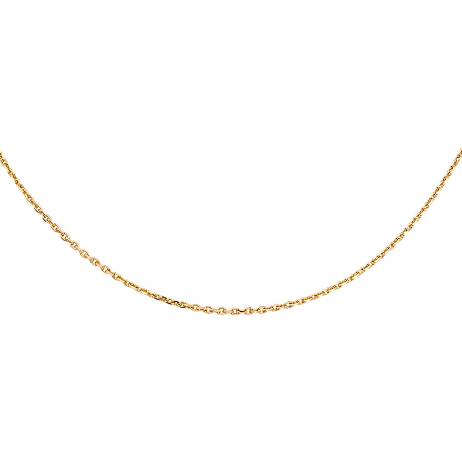 Collier Maille forçat Or jaune