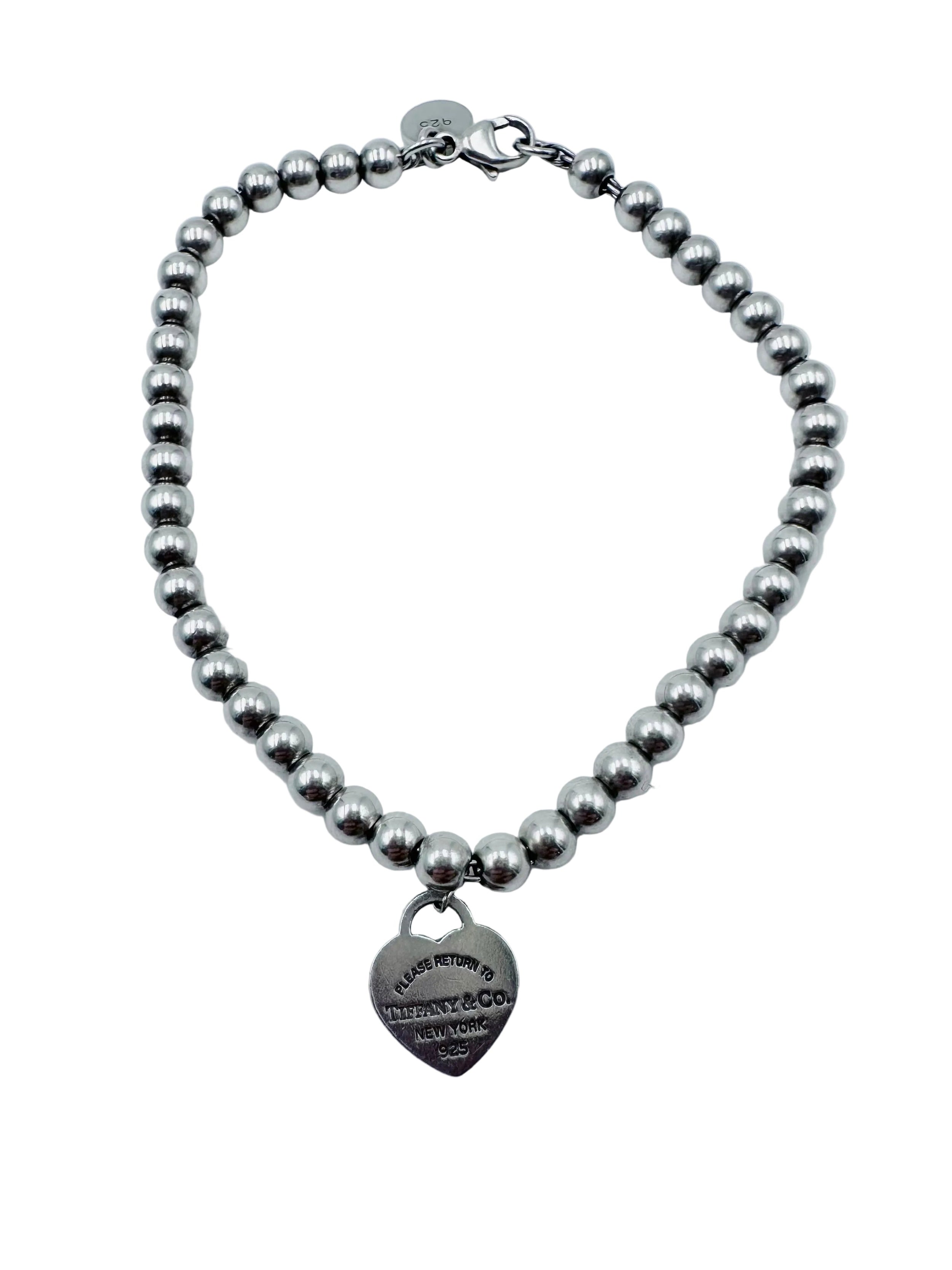 Bracelet Perles TIFFANY & CO. "Return to Tiffany" en argent