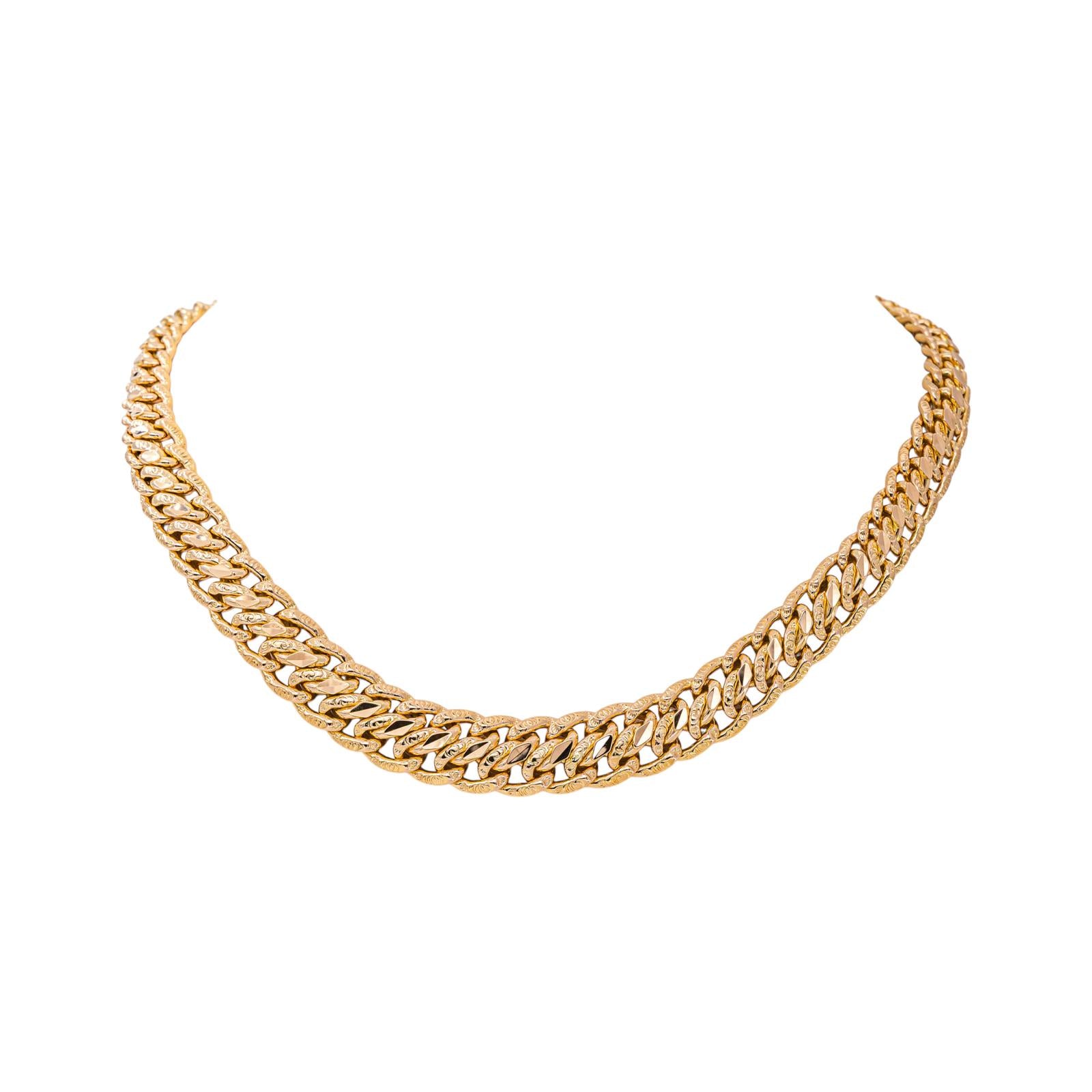 Collier Maille Russe Or rose