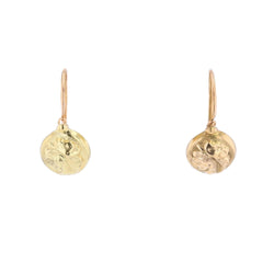 Boucles d'oreilles Dormeuses en or jaune et or rose