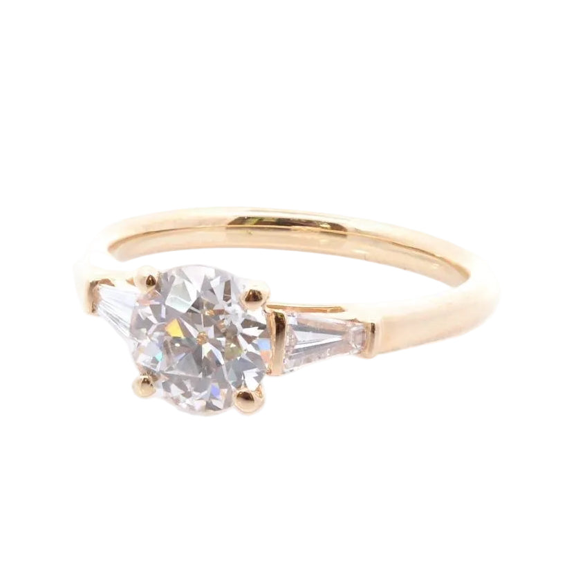 Bague Trilogie en or jaune et diamants