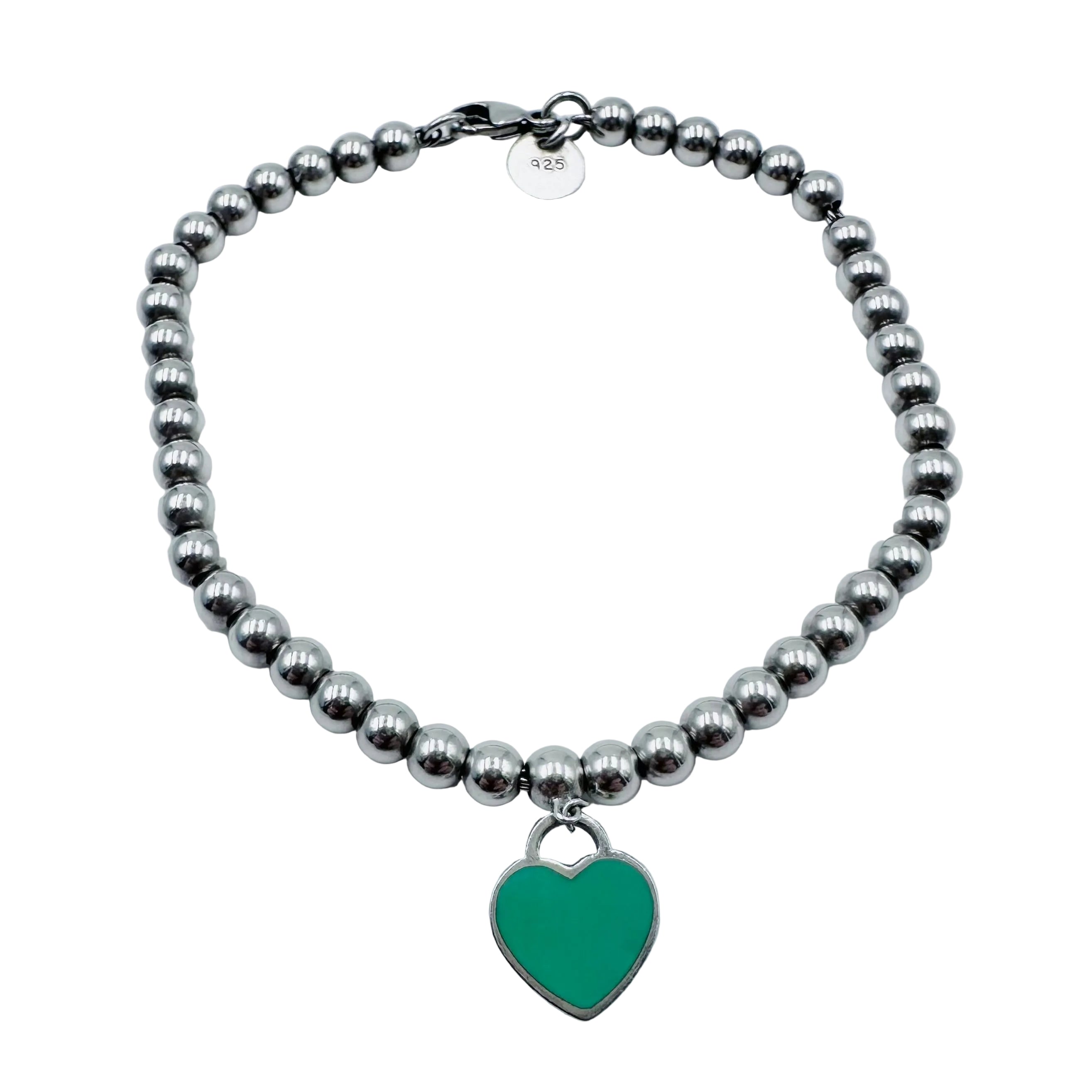 Bracelet Perles TIFFANY & CO. "Return to Tiffany" en argent et émail