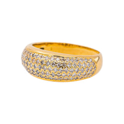 Bague Jonc Or jaune Diamant