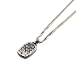 Collier Pendentif DAVID YURMAN Albion Enhancer en argent, hématite et diamants