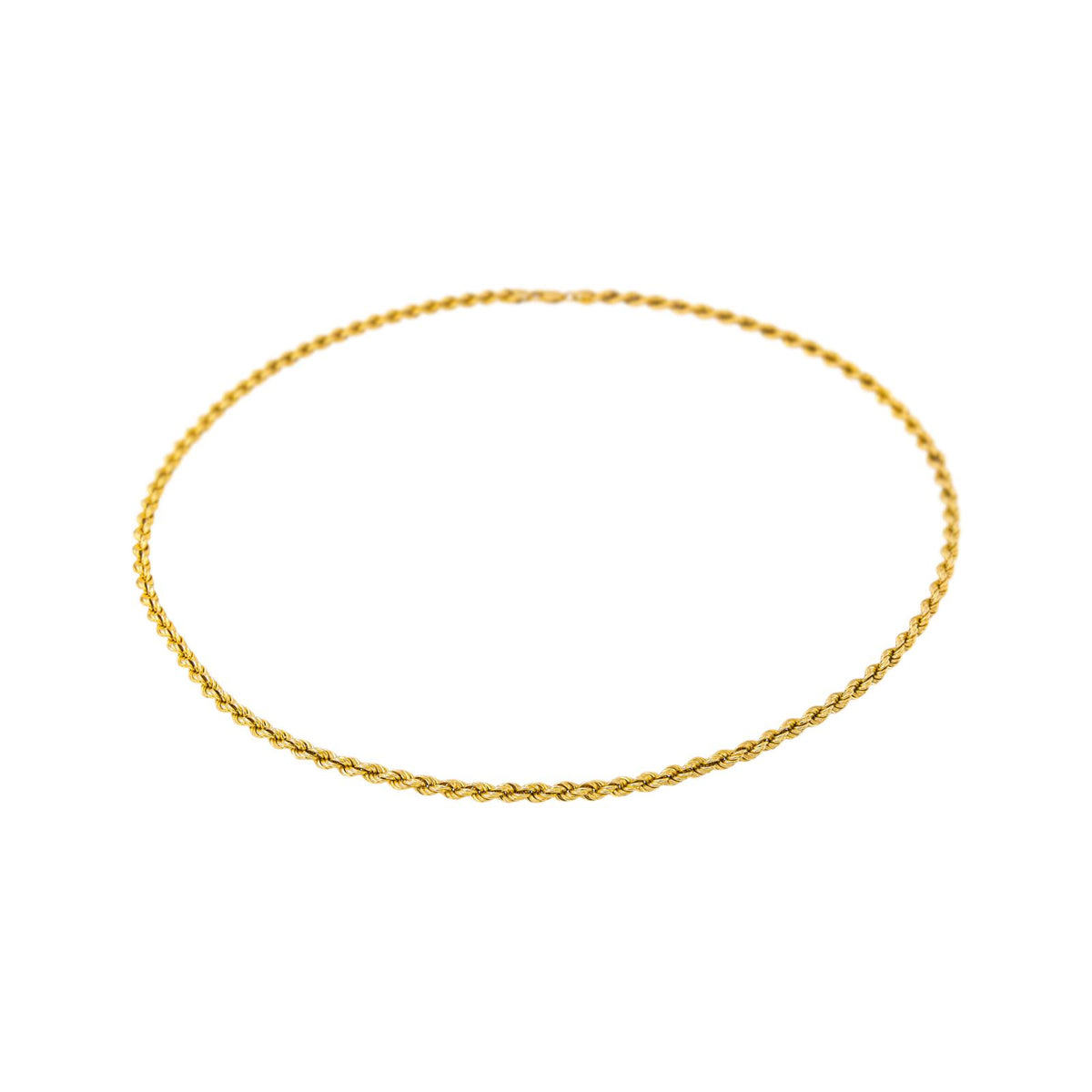 Collier Maille Corde Or jaune