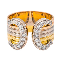 Cartier Bague C de Cartier Or jaune Diamant