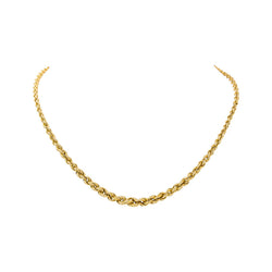 Collier Maille Corde Or jaune