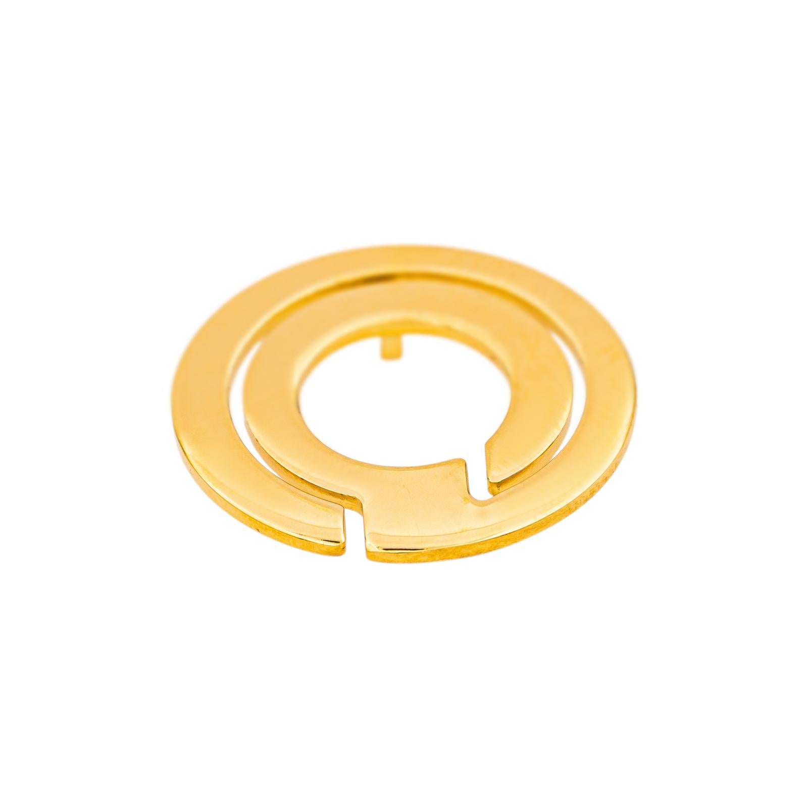 Dinh Van Pendentif Seventies Or jaune