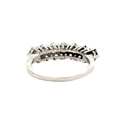 Bague Alliance en or blanc et diamants