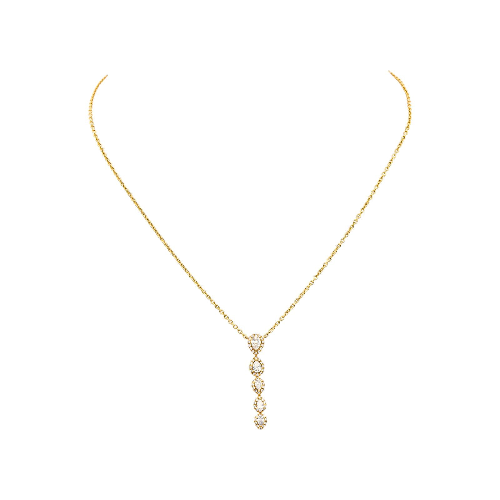 Collier Or jaune Diamant