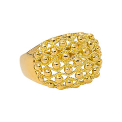 Bague Dôme en or jaune