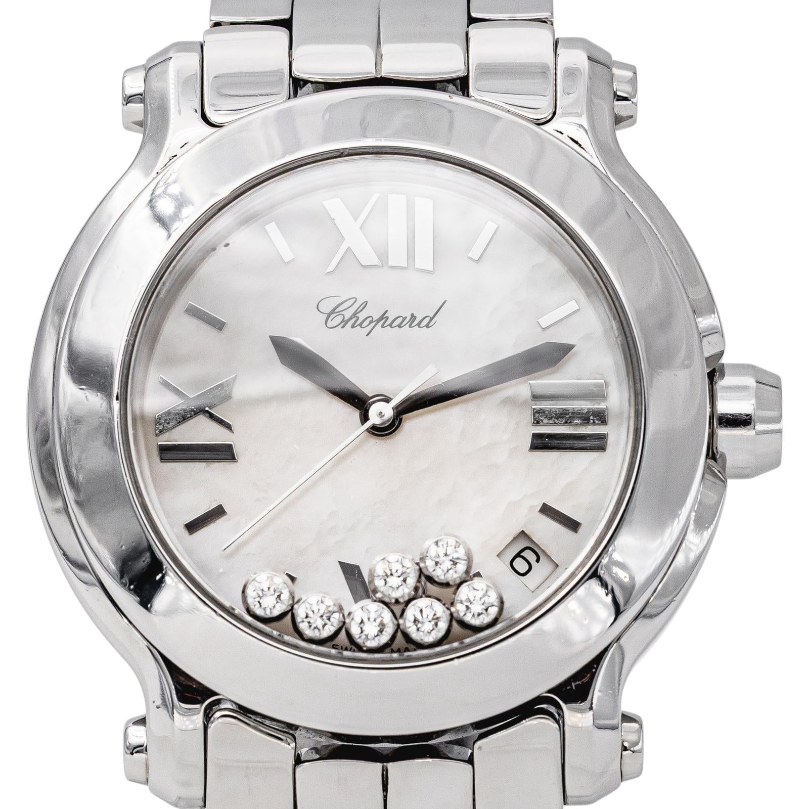 Chopard Montre Happy sport Acier Diamant