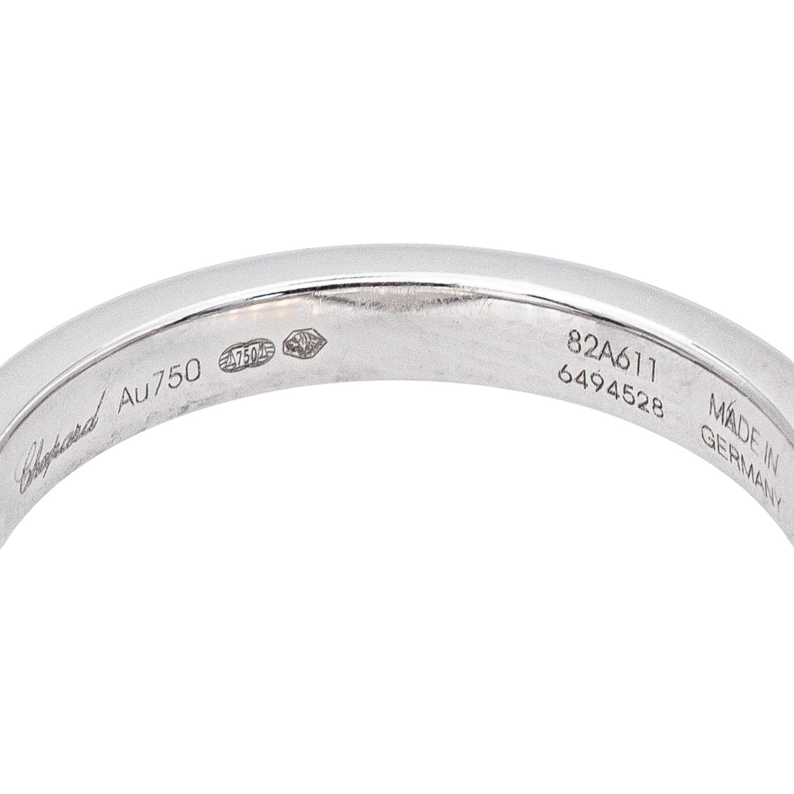 Chopard Bague Happy Diamond Or blanc Diamant