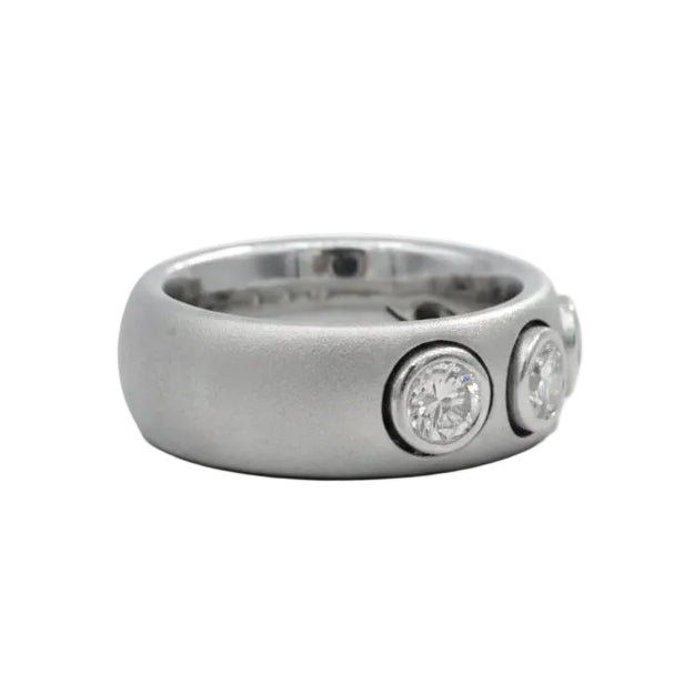 Bague Trilogie en or blanc et diamants