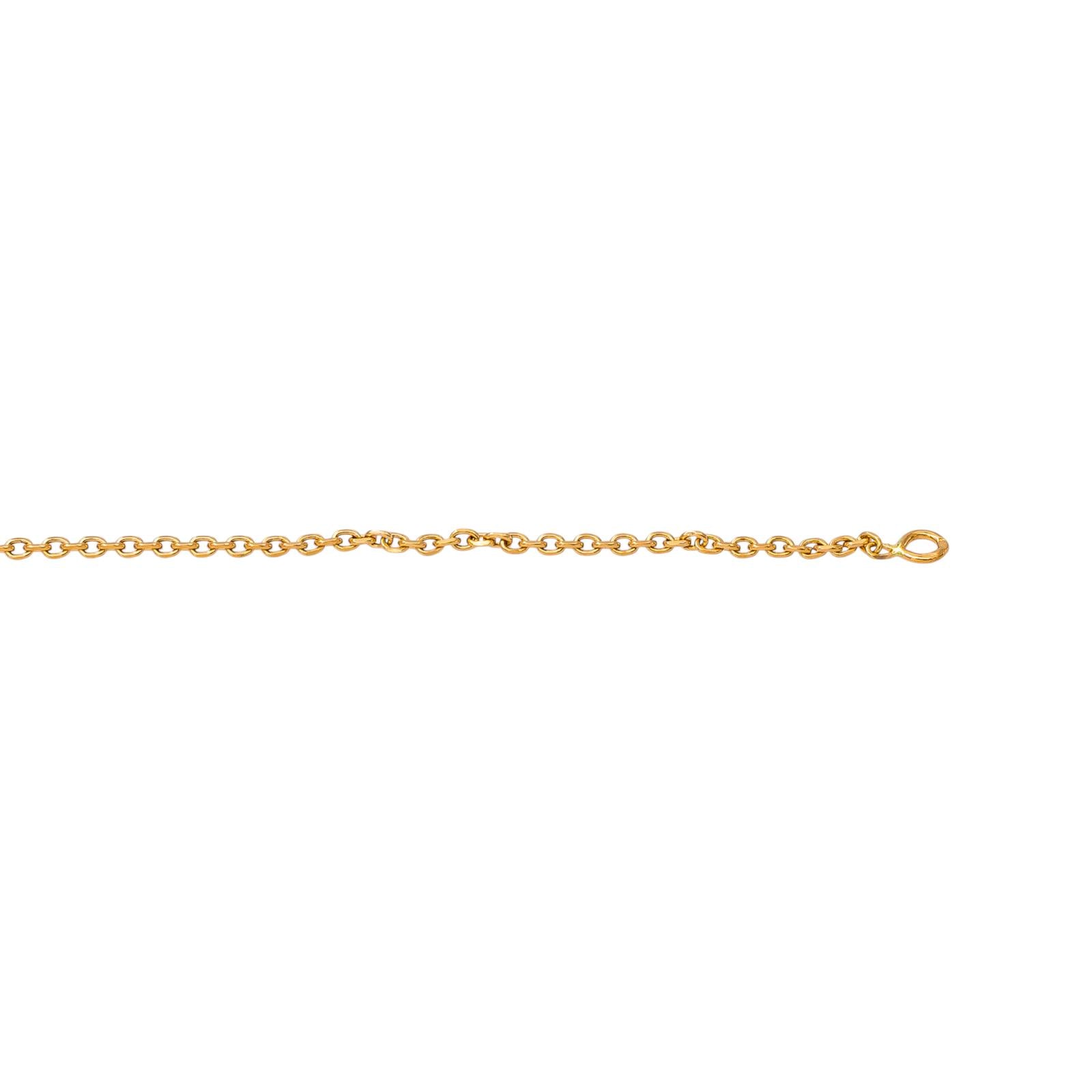 Collier Maille forçat Or jaune