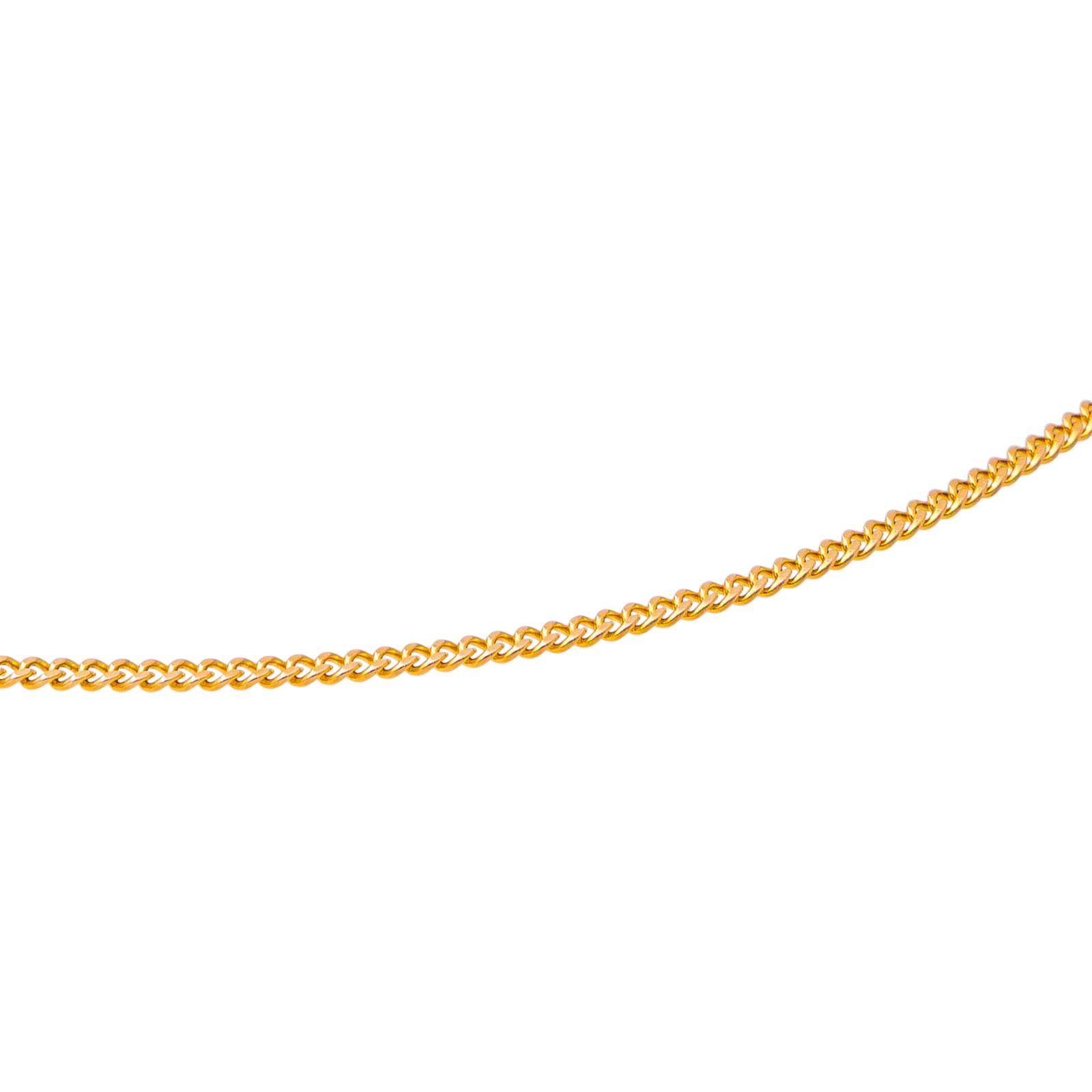 Collier  Maille gourmette  Or rose