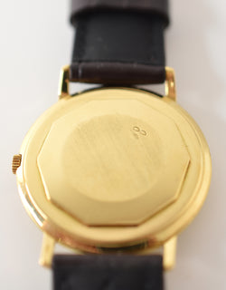 Montre VACHERON & CONSTANTIN en or jaune et cuir