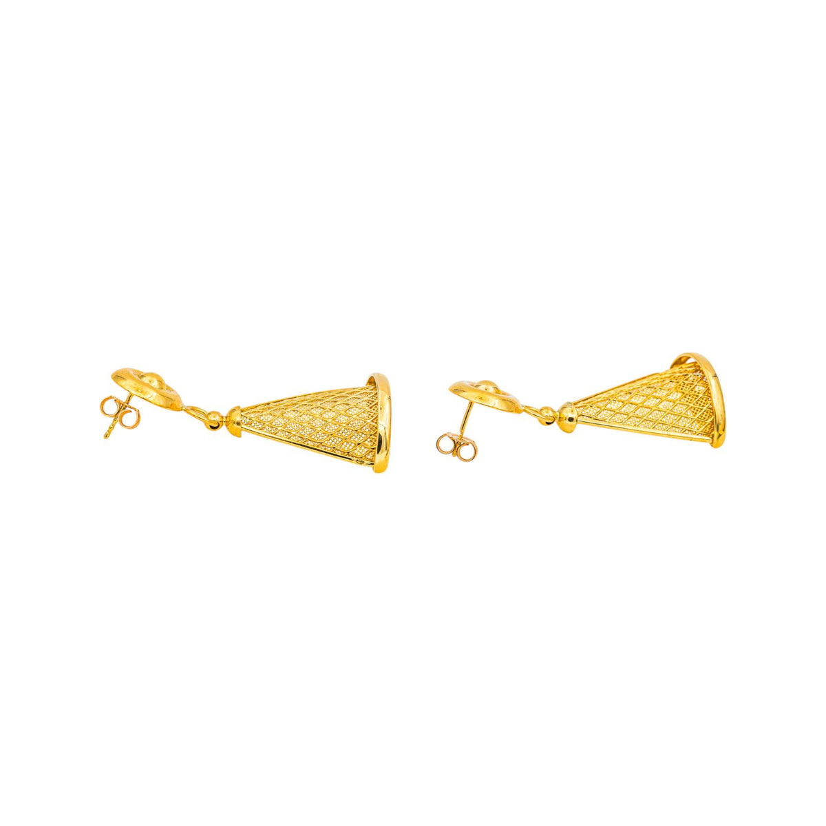 Boucles d'oreilles  Pendantes Or jaune