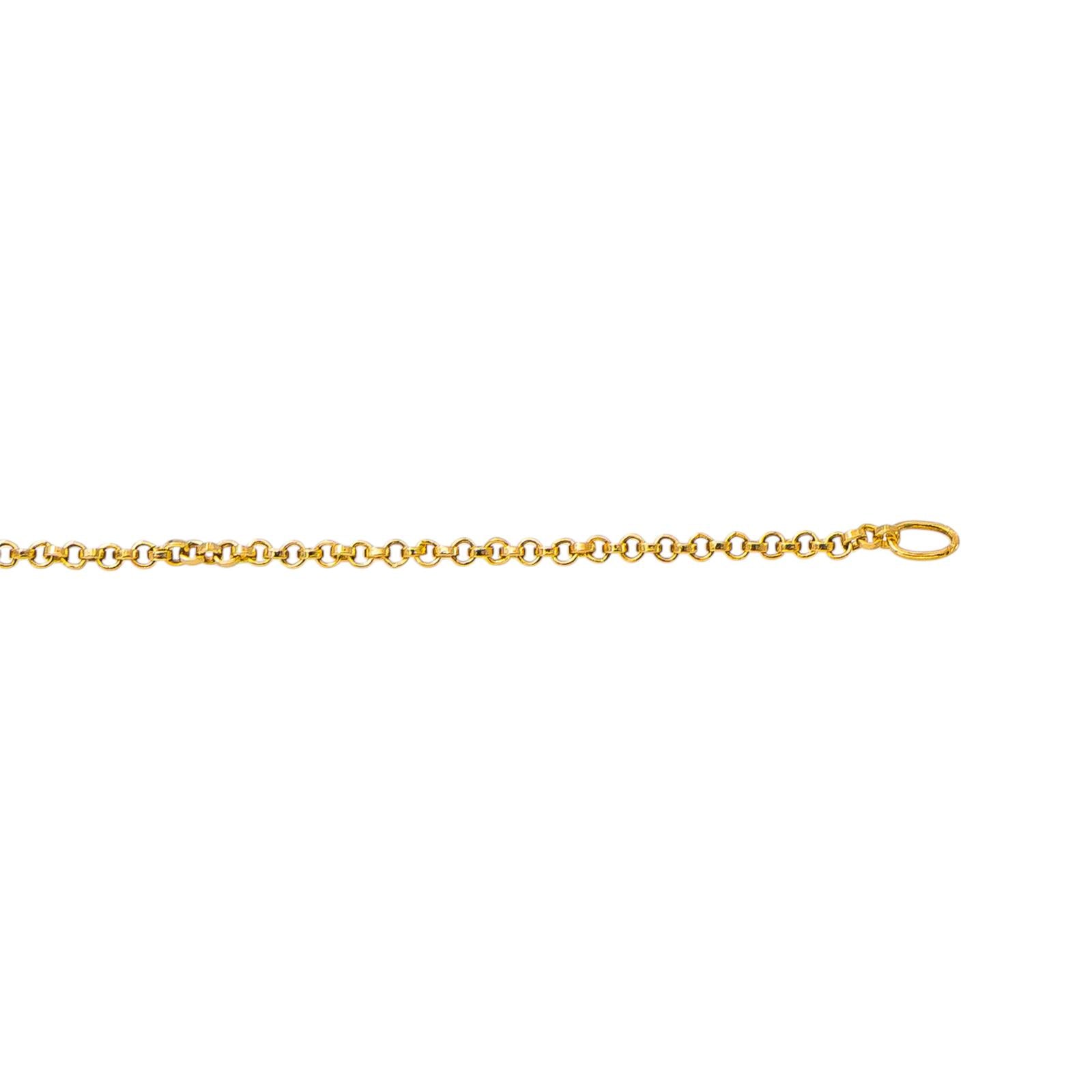 Collier maille Forçat Or jaune