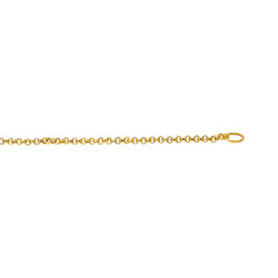Collier maille Forçat Or jaune