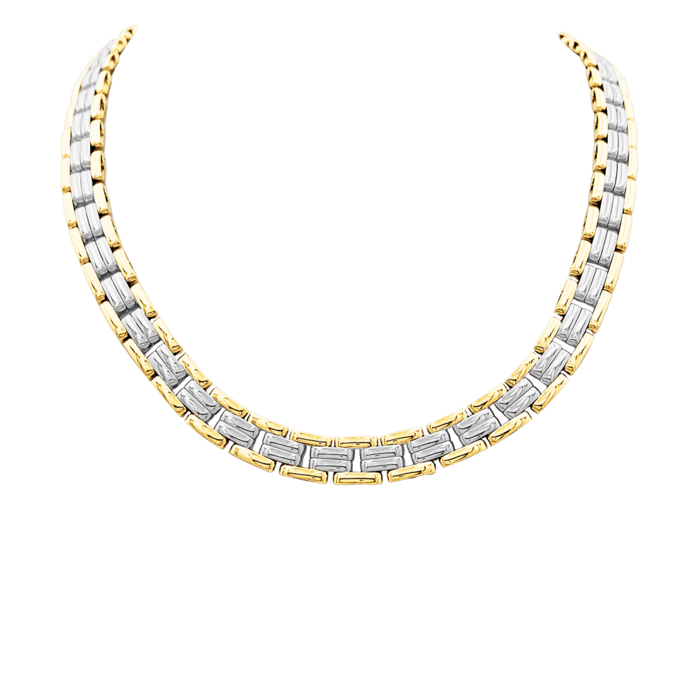 Collier Mauboussin, Vintage, deux tons d'or.