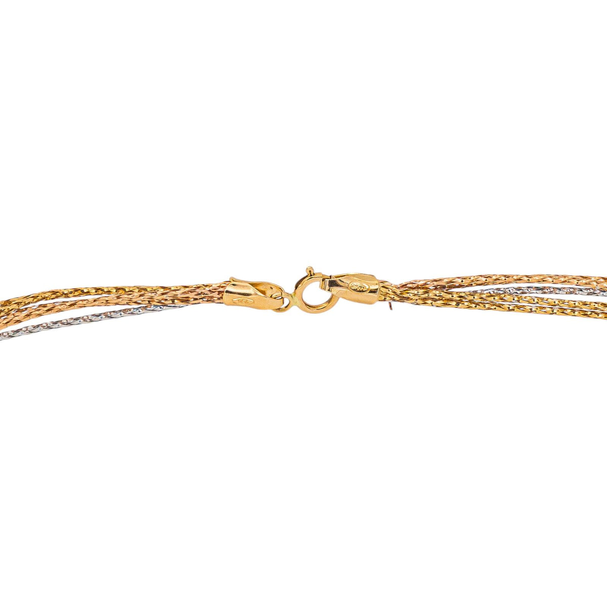 Collier Maille tressée Or jaune