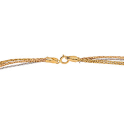 Collier Maille tressée Or jaune