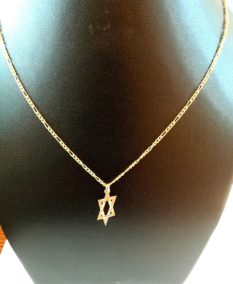 Collier Pendentif en or jaune et rose