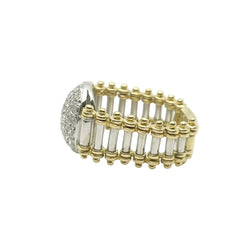 Parure en or blanc, or jaune et diamants
