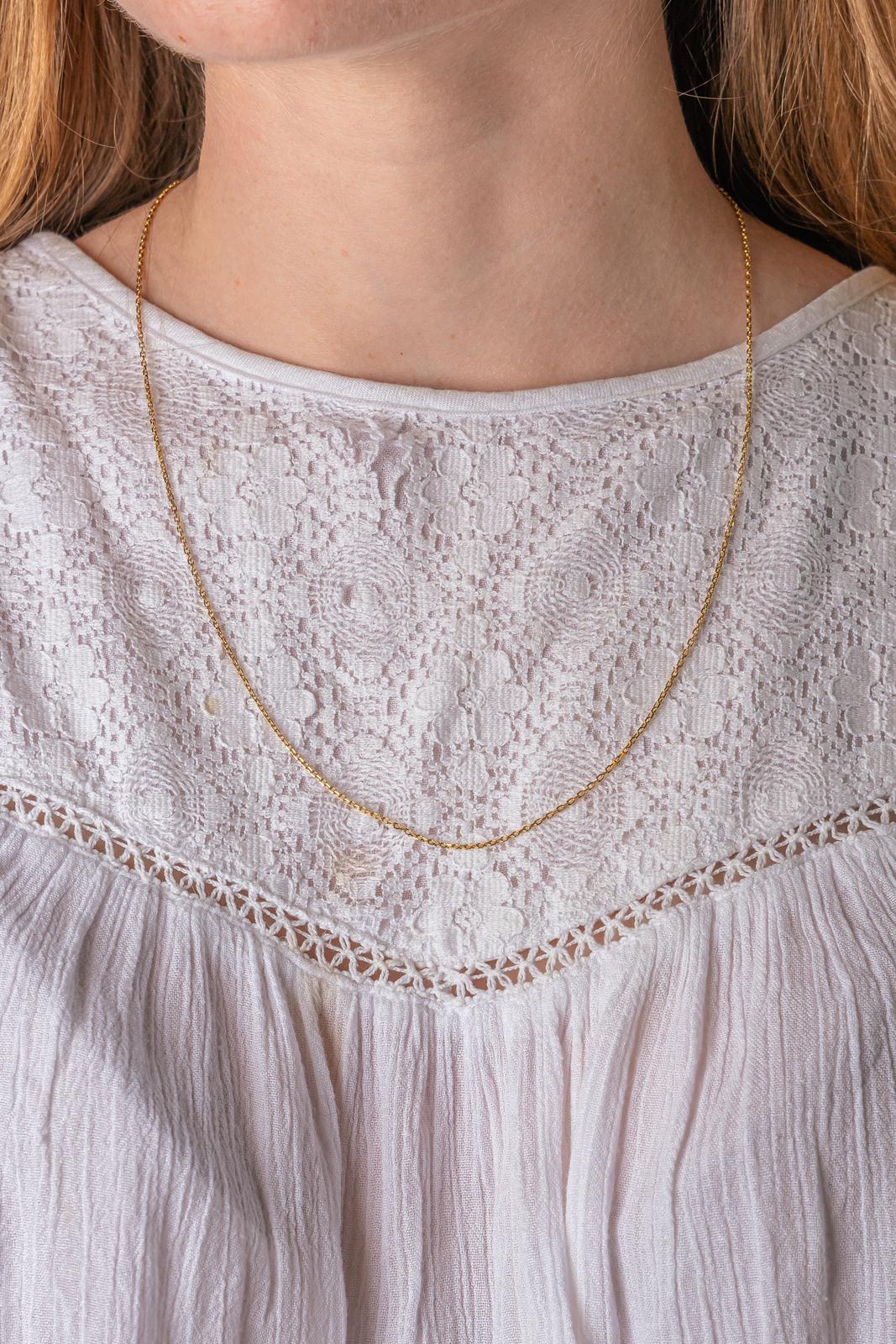 Collier Maille Forçat Or jaune