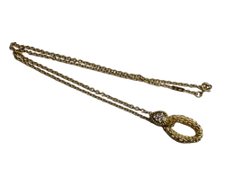 PENDENTIF SUR CHAINE BOUCHERON SERPENT DE BOHEME OR 18K ET DIAMANTS