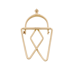 Pince à billet Mellerio, « Éperon » en or jaune.