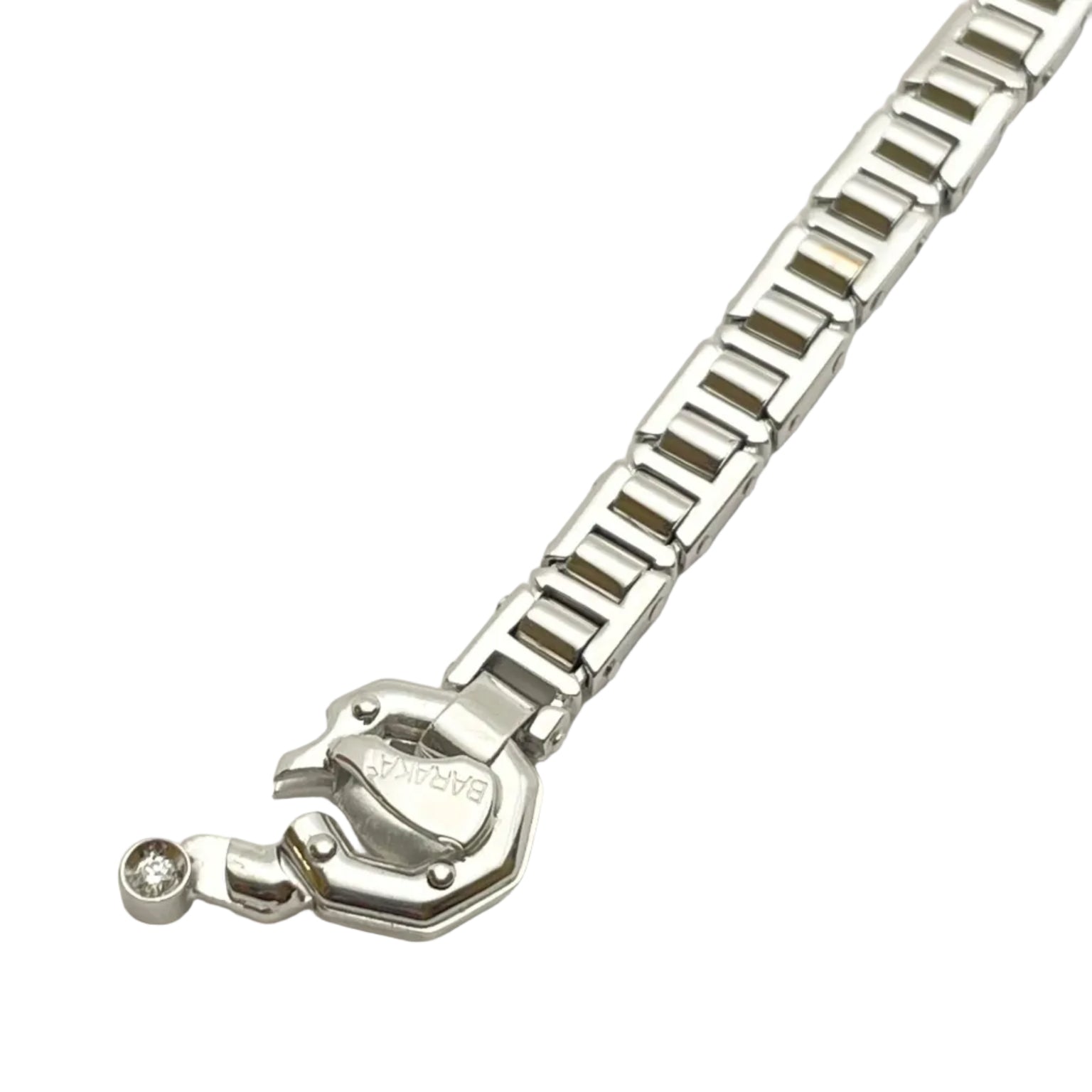 Bracelet Ligne BARAKA en or blanc et diamants